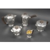 Ernest PROST Service à thé, café et chocolat en argent massif – ART DECO vers 1930 22 Ernest PROST Service à thé, café et chocolat en argent massif – ART DECO vers 1930 22