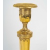Paire de Flambeaux d’époque Directoire vers 1795-1799 en Bronze Ciselé et Doré, Montée en lampes 14 Paire de Flambeaux d’époque Directoire vers 1795-1799 en Bronze Ciselé et Doré, Montée en lampes 14