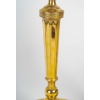 Paire de Flambeaux d’époque Directoire vers 1795-1799 en Bronze Ciselé et Doré, Montée en lampes 15 Paire de Flambeaux d’époque Directoire vers 1795-1799 en Bronze Ciselé et Doré, Montée en lampes 15