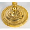 Paire de Flambeaux d’époque Directoire vers 1795-1799 en Bronze Ciselé et Doré, Montée en lampes 16 Paire de Flambeaux d’époque Directoire vers 1795-1799 en Bronze Ciselé et Doré, Montée en lampes 16