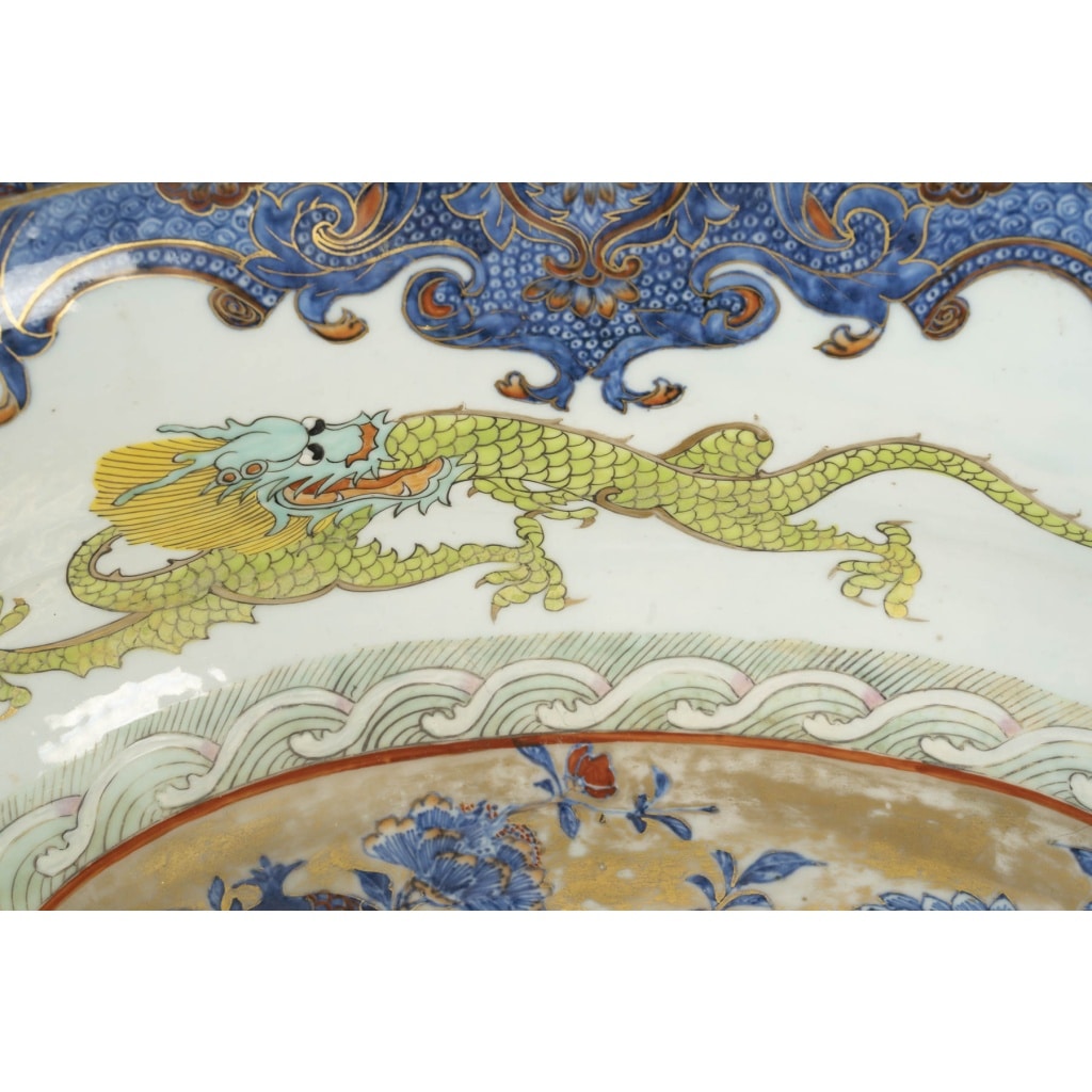 Grande coupe à motifs asiatiques 11