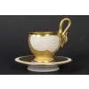 Tasse cygne blanche et or Dagoty Paris 9