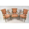 Série de trois fauteuils en hêtre laqué vert d’époque Directoire (1795-1799) 15 Série de trois fauteuils en hêtre laqué vert d’époque Directoire (1795-1799) 15
