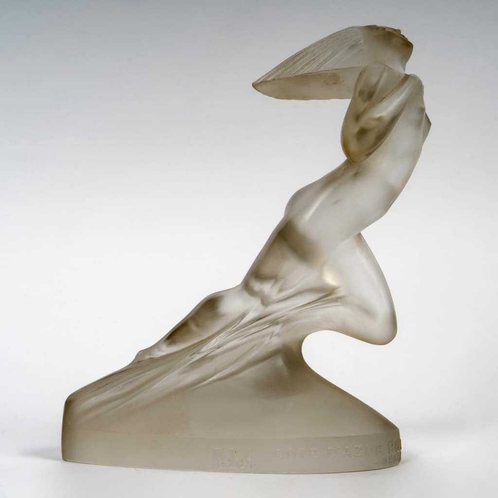 Statuette « Côte d’Azur – Pullman Express » verre blanc de René LALIQUE 4 Statuette « Côte d’Azur – Pullman Express » verre blanc de René LALIQUE 4