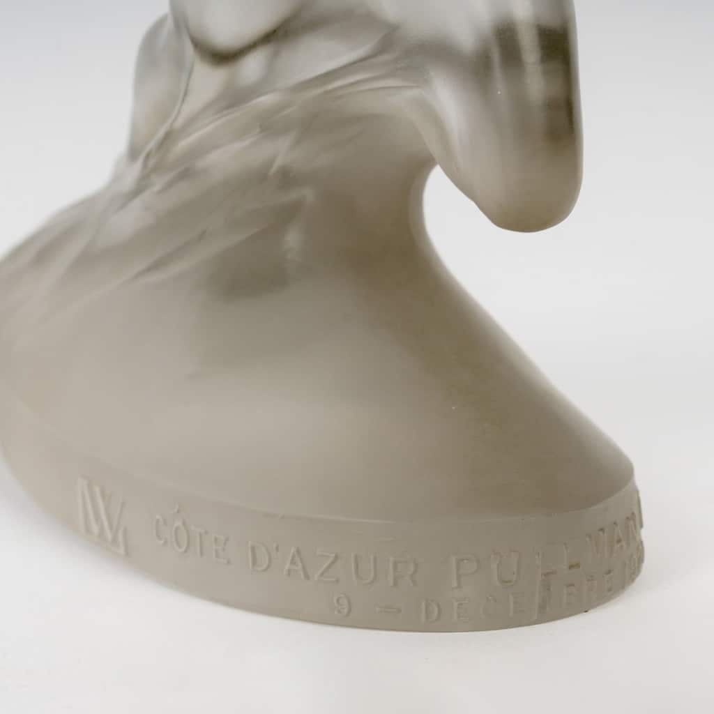 Statuette « Côte d’Azur – Pullman Express » verre blanc de René LALIQUE 9 Statuette « Côte d’Azur – Pullman Express » verre blanc de René LALIQUE 9