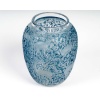 Vase « Biches » verre blanc patiné bleu de René LALIQUE 11 Vase « Biches » verre blanc patiné bleu de René LALIQUE 11