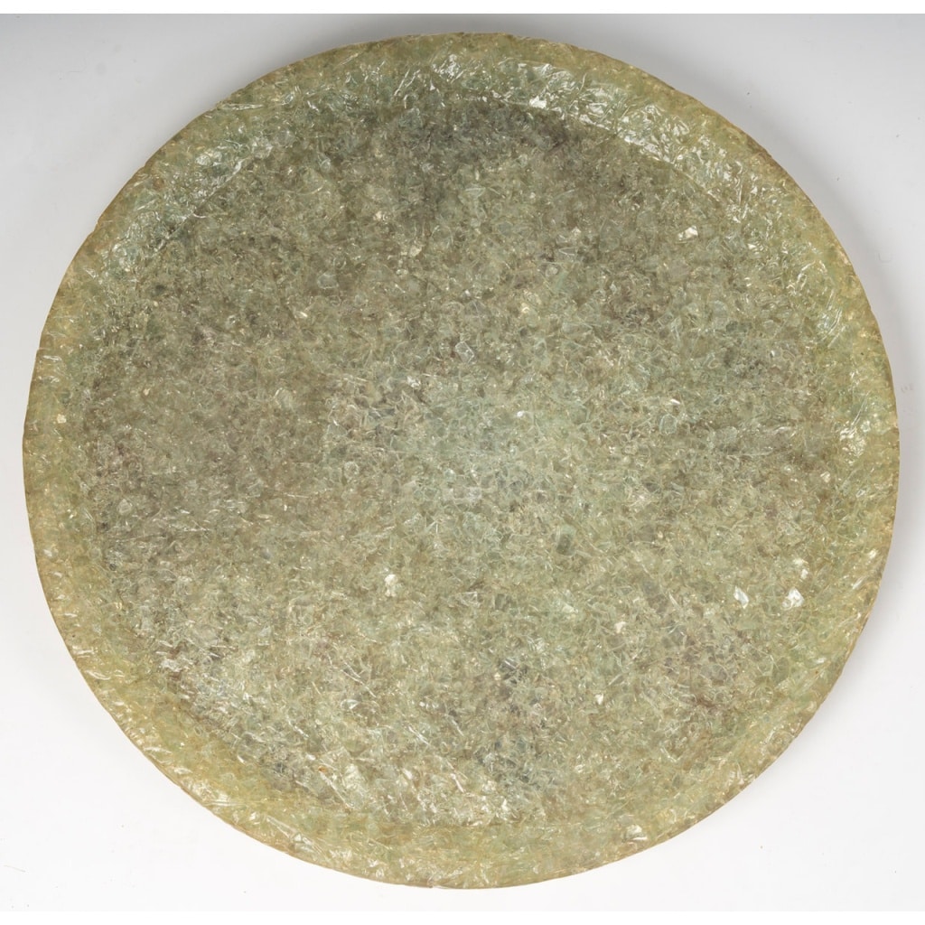 Table d’apppoint d’Accolay en résine et métal doré 5