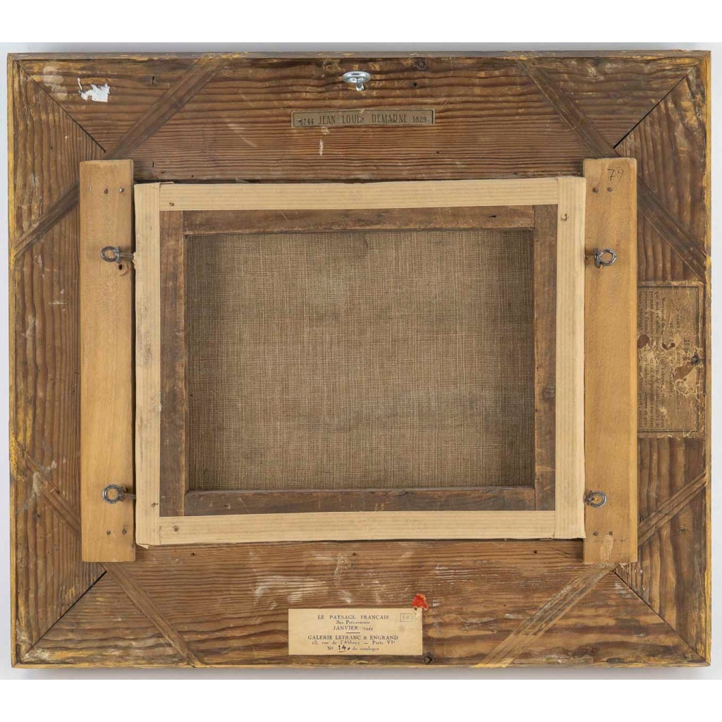 Jean-Louis Demarne (1744-1829) Halte chez le Marechal Ferrant huile sur toile vers 1824 11