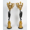 Importante paire de candélabres dans le gout de Thomire en bronze à décor de Victoires ailées d’époque Empire 19 Importante paire de candélabres dans le gout de Thomire en bronze à décor de Victoires ailées d’époque Empire 19