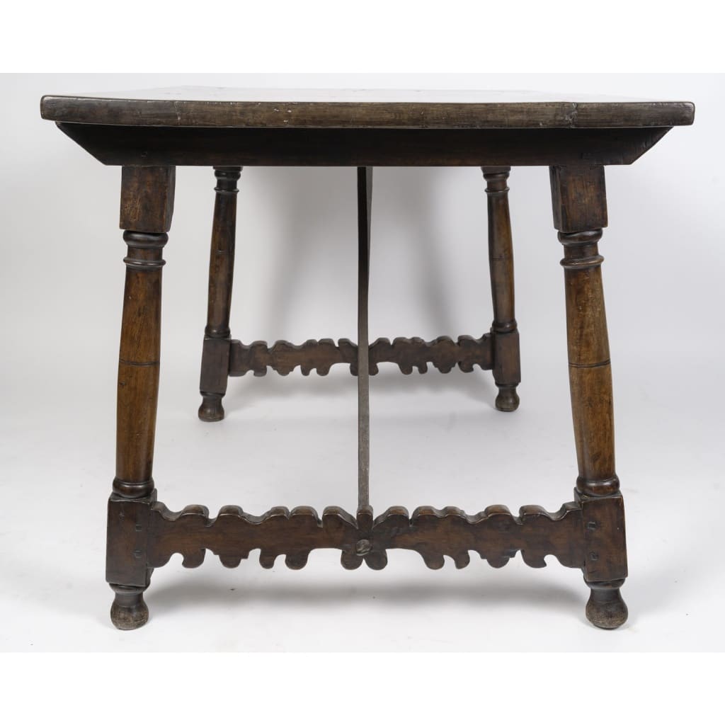 Table Bureau Espagnole en noyer du XVIIIème siècle 6