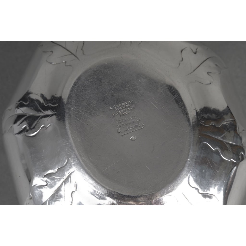 Georges LECOMTE – Boîte couverte en argent massif vers 1925 9 Georges LECOMTE – Boîte couverte en argent massif vers 1925 9