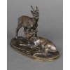 Sculpture – Groupe de Chevreuils N°2 , Pierre – Jules Mêne (1810-1879) – Bronze 11 Sculpture – Groupe de Chevreuils N°2 , Pierre – Jules Mêne (1810-1879) – Bronze 11