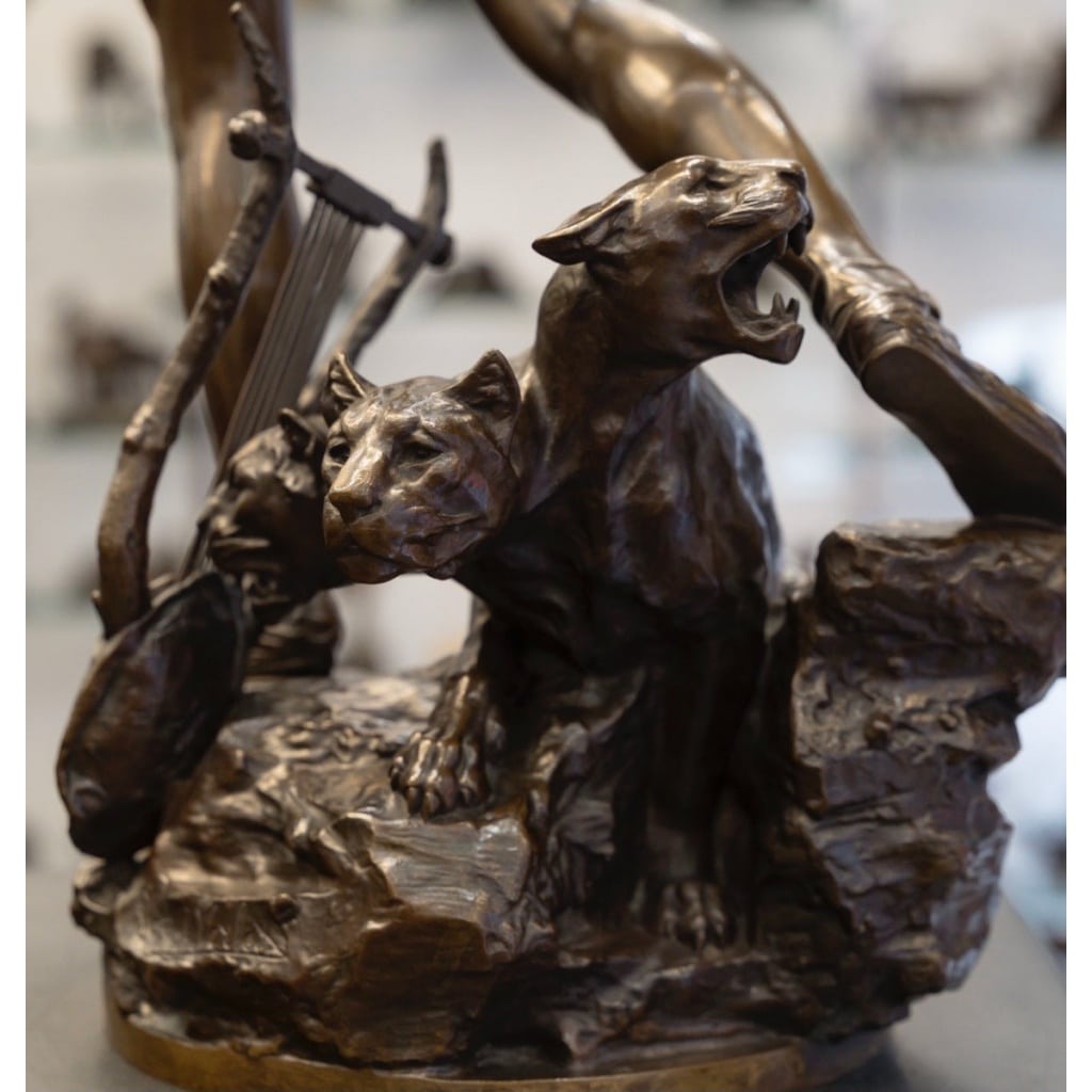 Sculpture – Orphée Aux Enfers , Charles Raoul Verlet (1857-1923) , F.Barbedienne – Bronze 6 Sculpture – Orphée Aux Enfers , Charles Raoul Verlet (1857-1923) , F.Barbedienne – Bronze 6