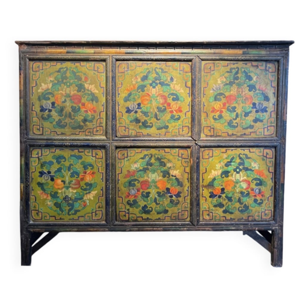 Buffet tibétain 4 portes 17 Buffet tibétain 4 portes 17