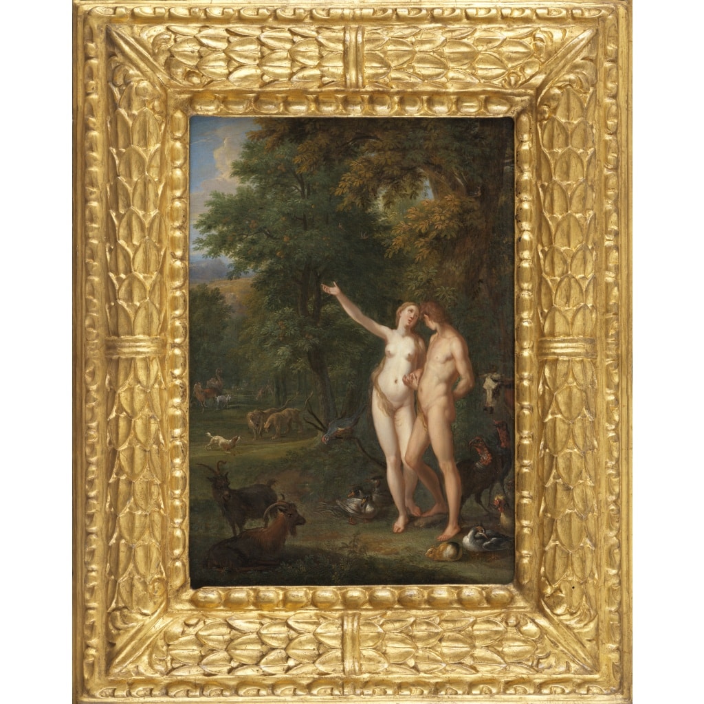 Adam et Eve dans les jardins d’Eden – Entourage d’Abraham Bloemaert (1564/66 – 1651) 2