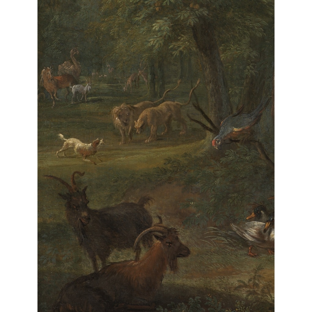 Adam et Eve dans les jardins d’Eden – Entourage d’Abraham Bloemaert (1564/66 – 1651) 7