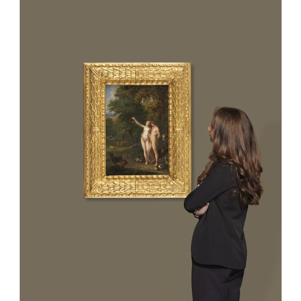 Adam et Eve dans les jardins d’Eden – Entourage d’Abraham Bloemaert (1564/66 – 1651) 8