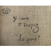 CANU Yvonne Le port de St Tropez animé Huile sur toile signée contresignée et titrée Certificat 16 CANU Yvonne Le port de St Tropez animé Huile sur toile signée contresignée et titrée Certificat 16