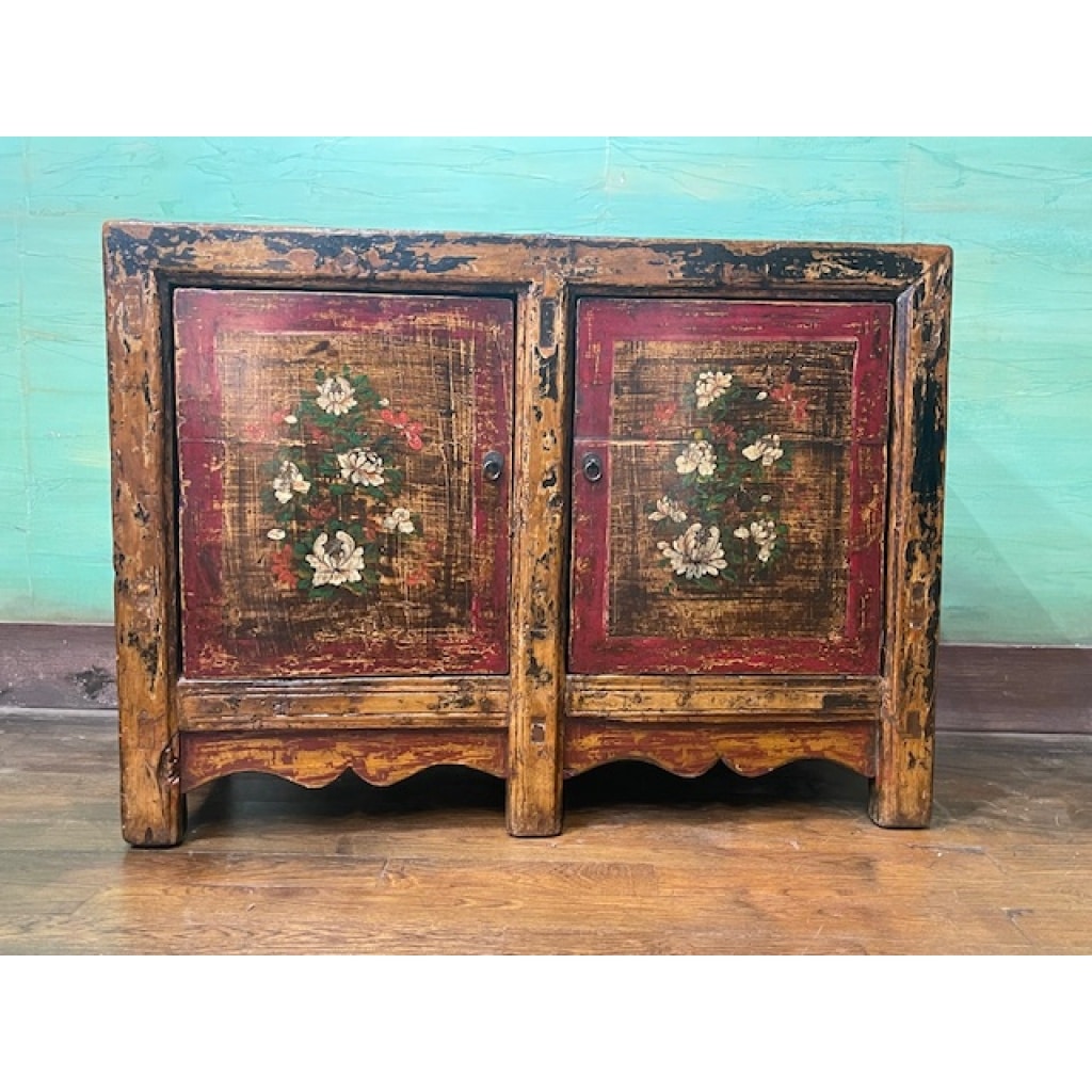 Buffet ancien chinois 2 portes 2