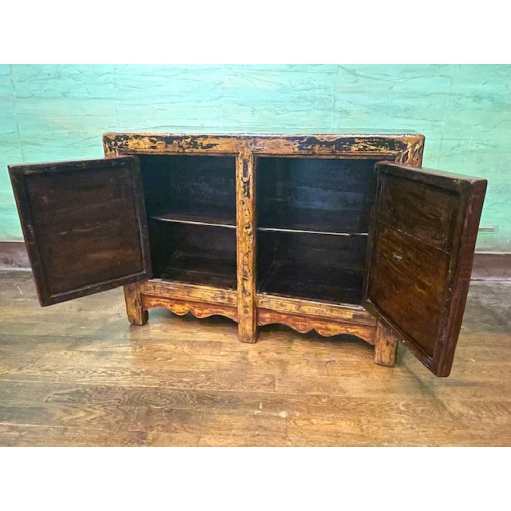 Buffet ancien chinois 2 portes 3