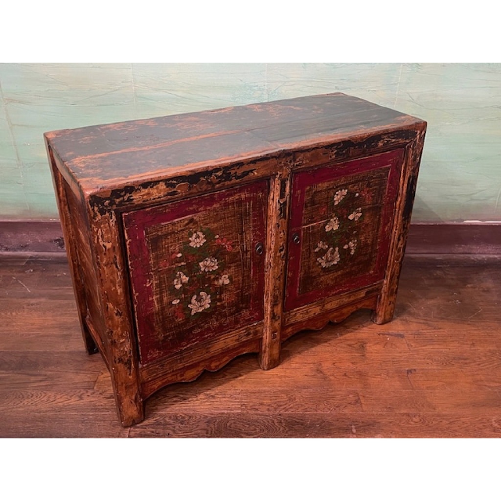 Buffet ancien chinois 2 portes 13