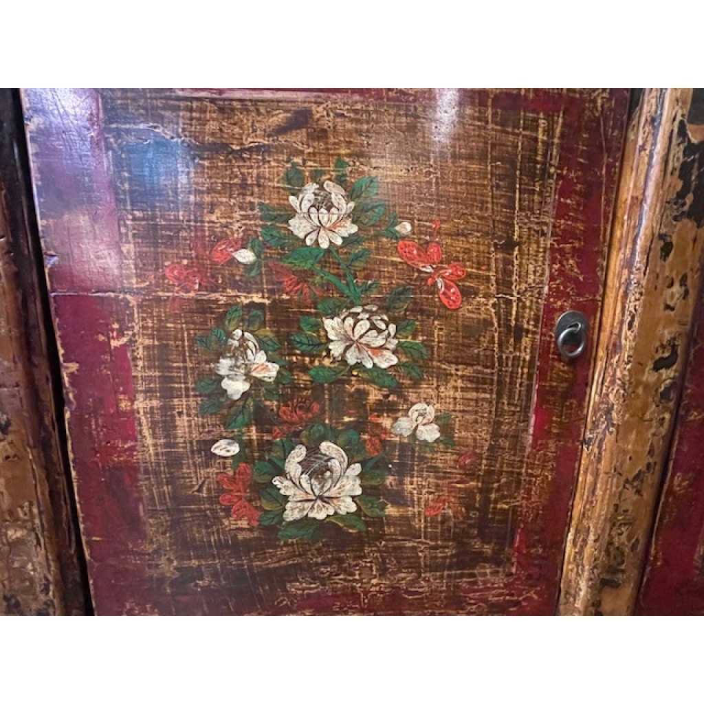 Buffet ancien chinois 2 portes 12