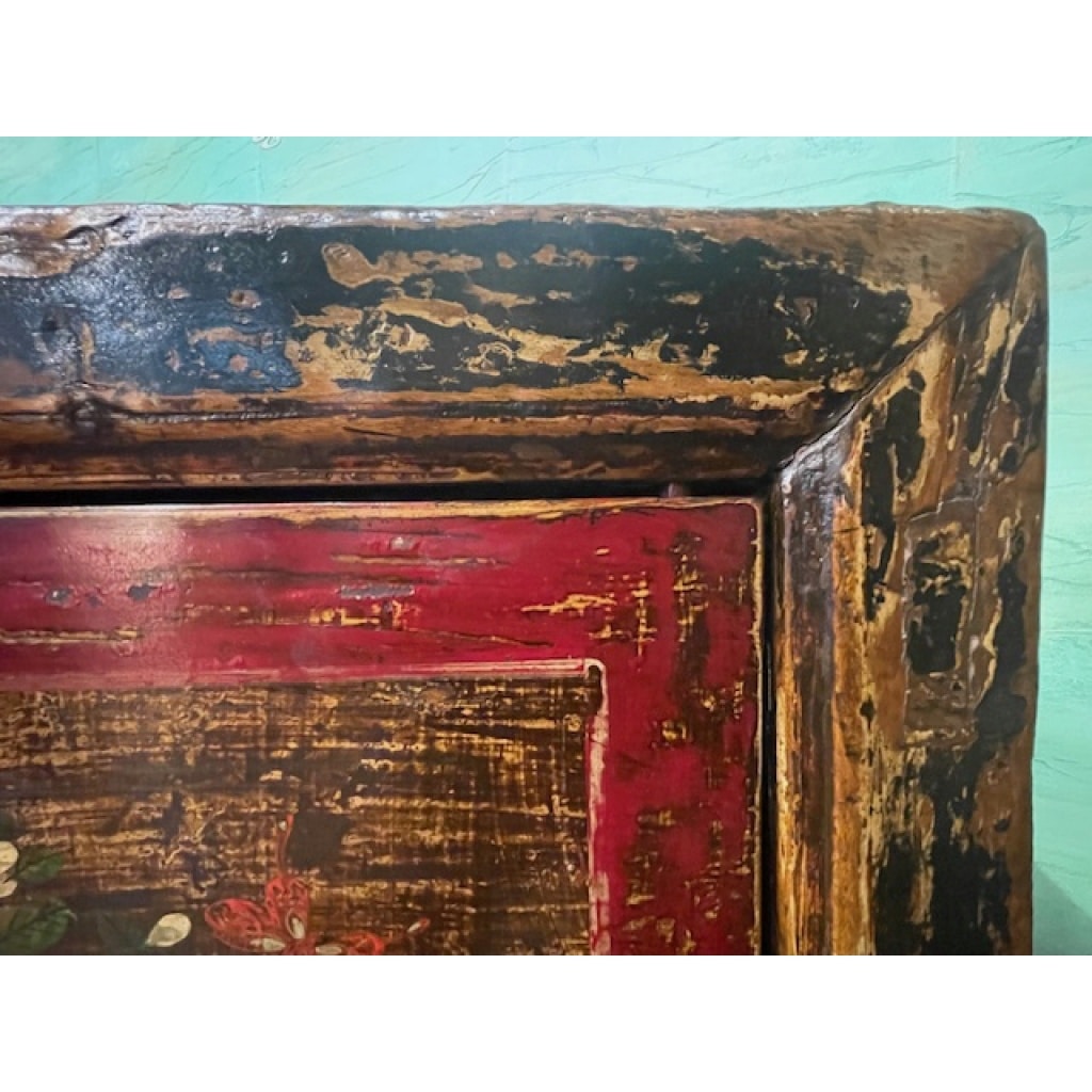 Buffet ancien chinois 2 portes 10