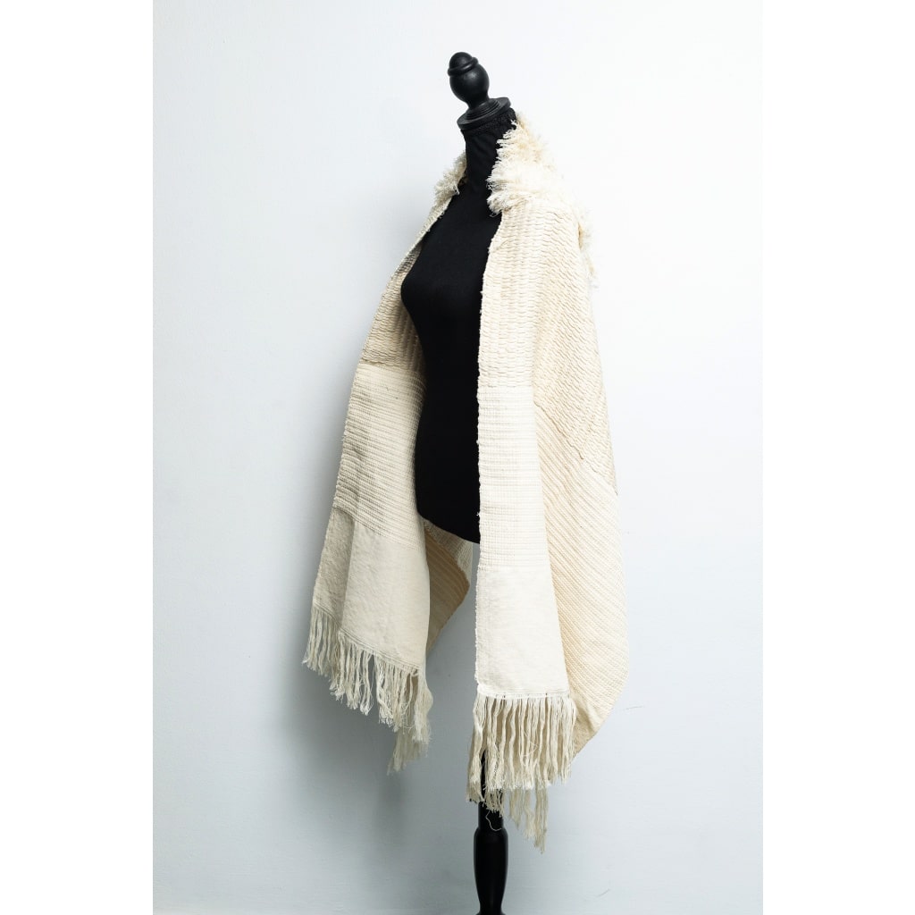 Châle “CENDRES – Naturel” 6 Châle “CENDRES – Naturel” 6