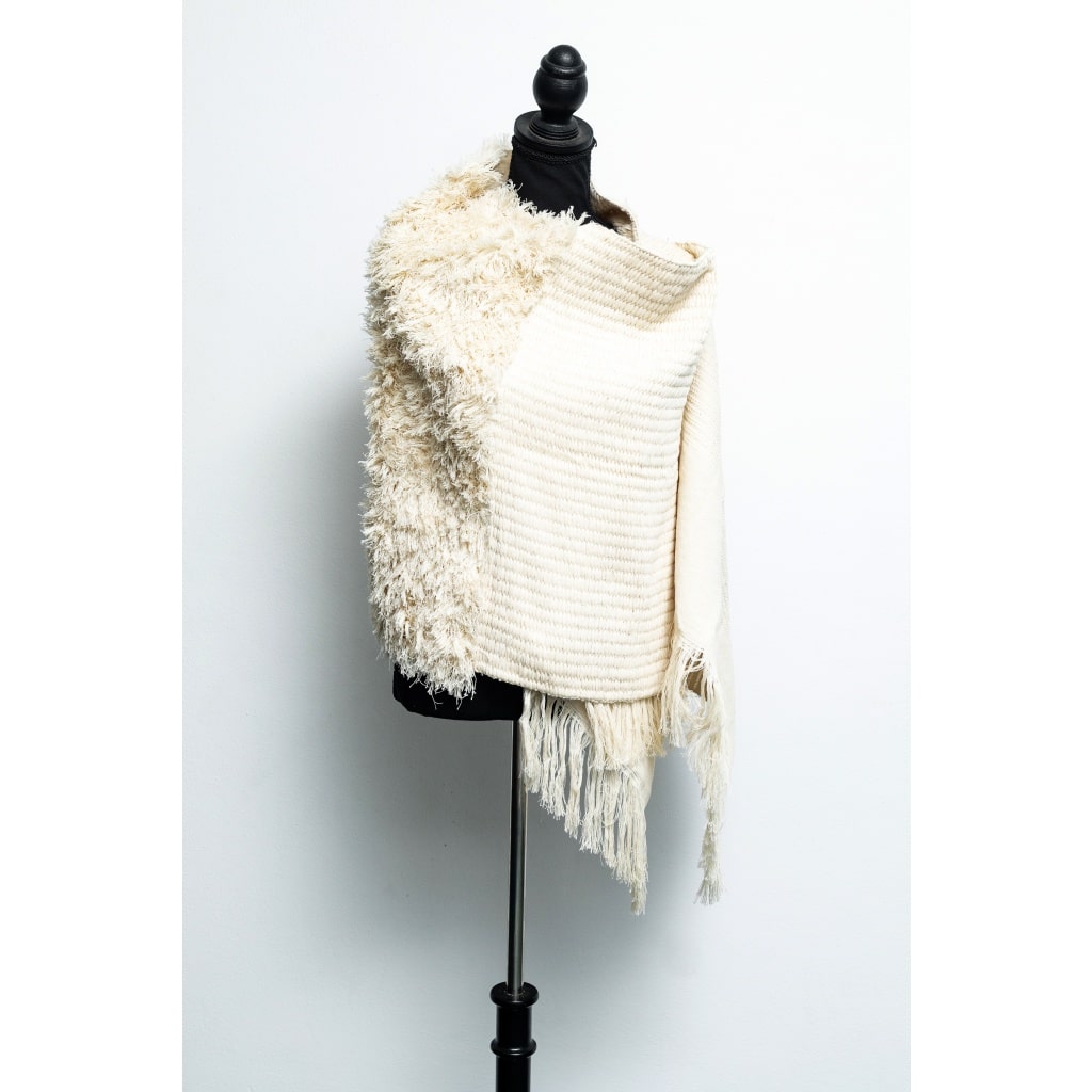 Châle “CENDRES – Naturel” 3 Châle “CENDRES – Naturel” 3