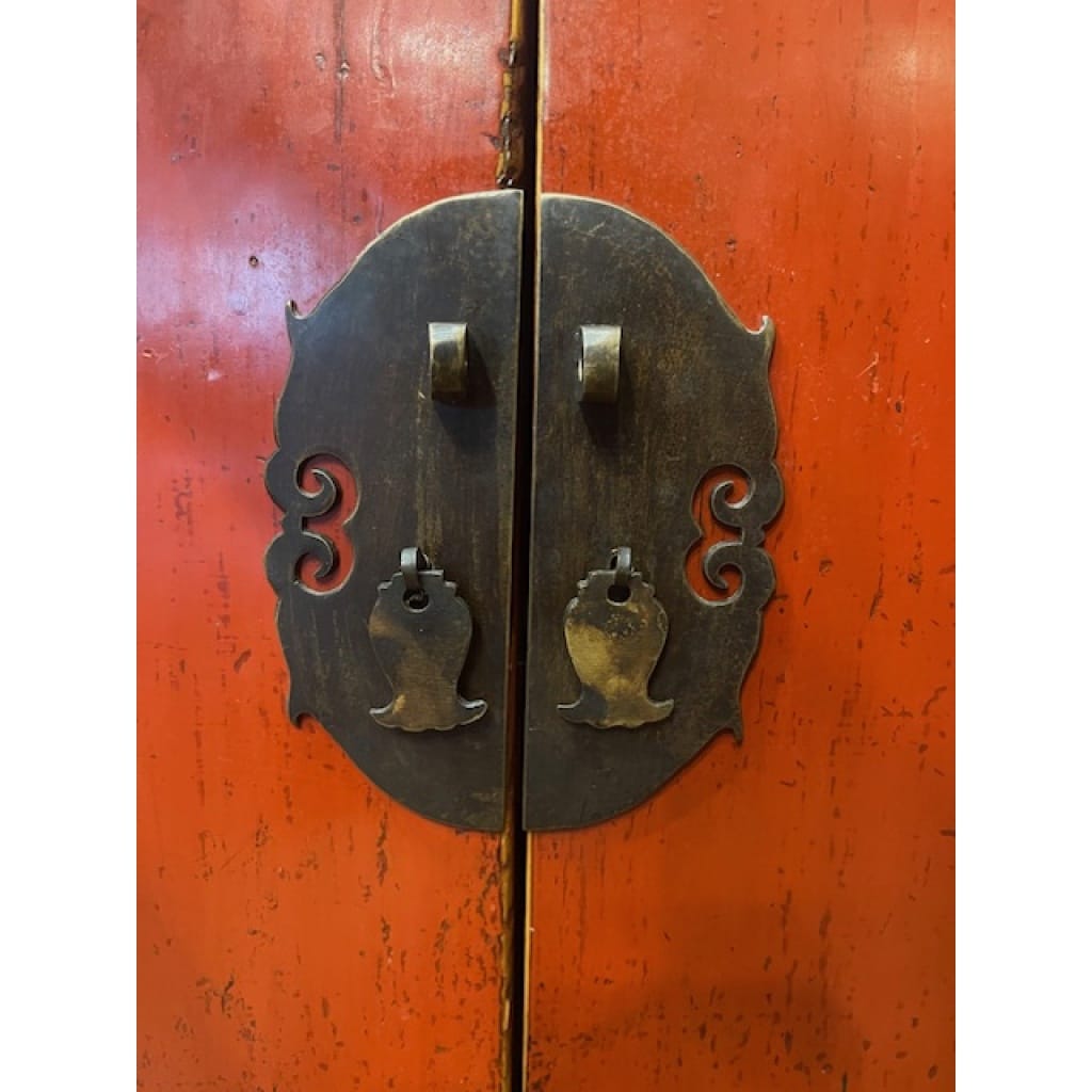 Buffet ancien chinois 4 portes 5