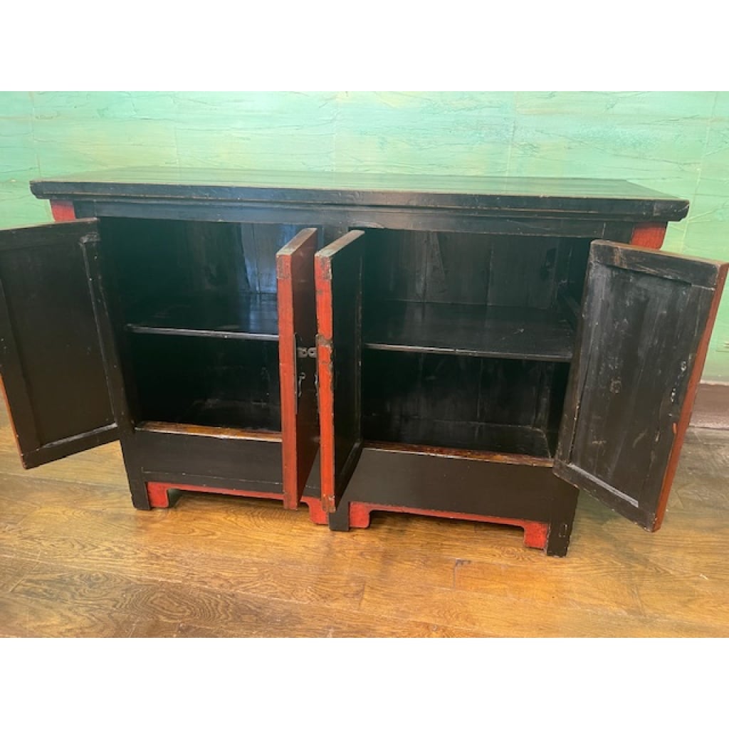 Buffet ancien chinois 4 portes 3