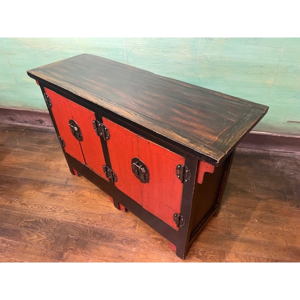 Buffet ancien chinois 4 portes 14