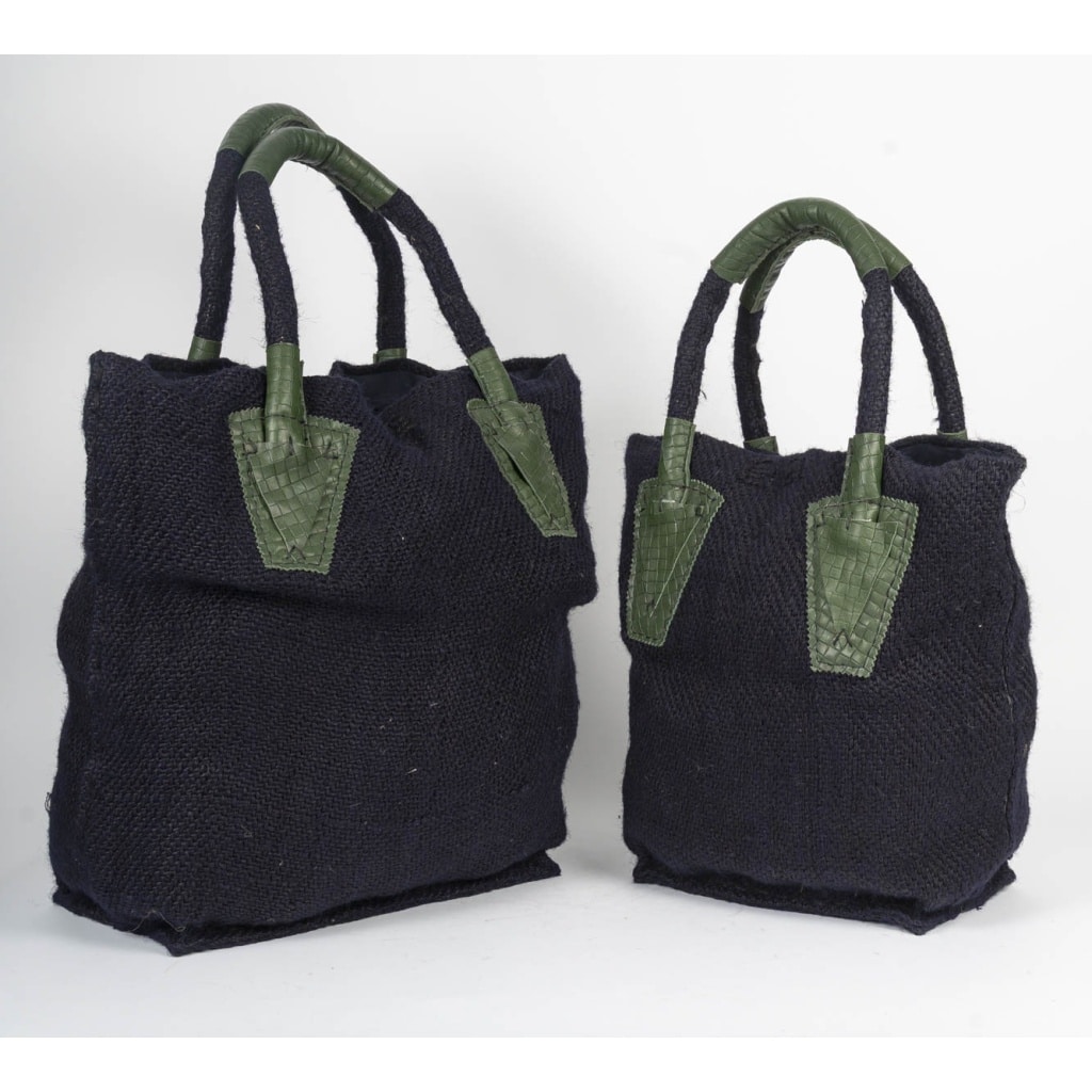 Cabas artisanal Nuit Verte 2 Cabas artisanal Nuit Verte 2