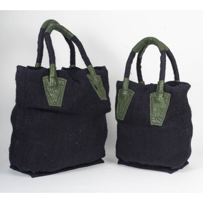Cabas artisanal Nuit Verte Cabas artisanal Nuit Verte