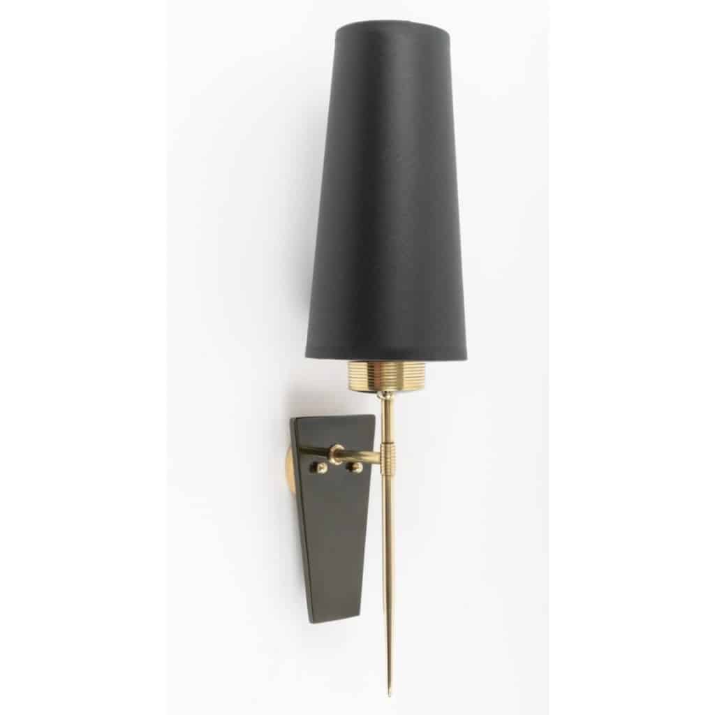 1960 Paire d’appliques Maison Arlus 4