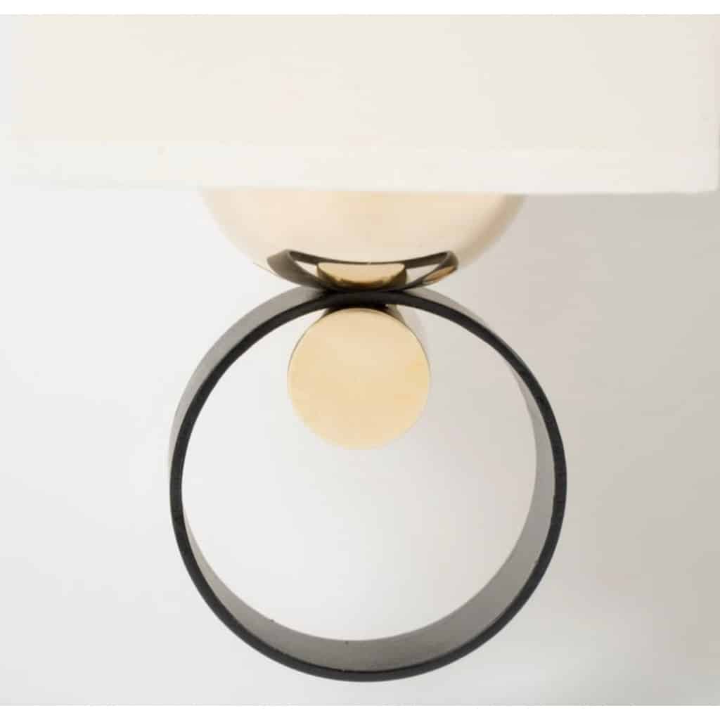 1950 Paire d’appliques murales Maison Lunel 7