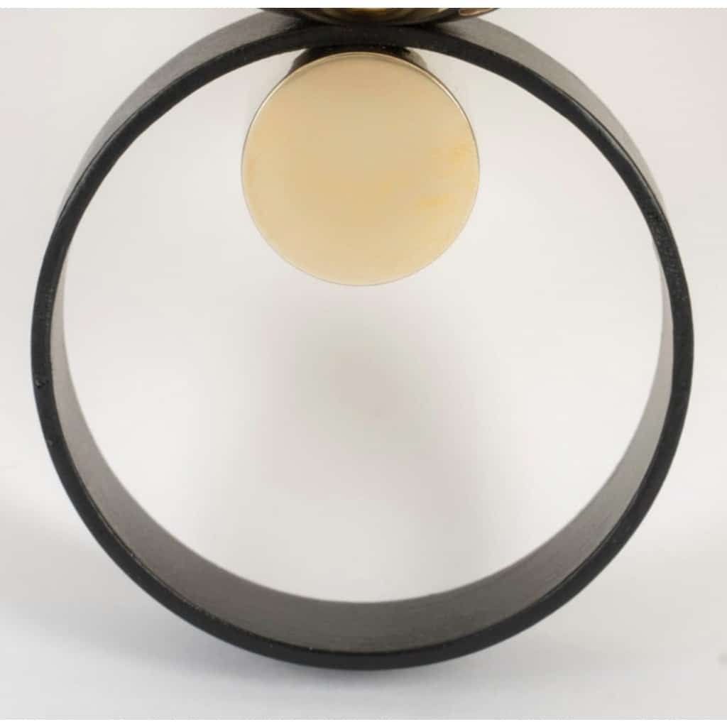 1950 Paire d’appliques murales Maison Lunel 4