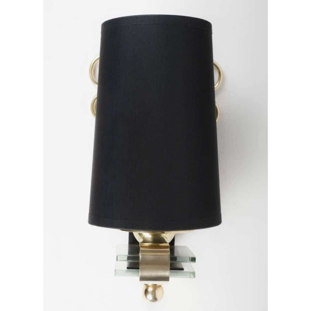 1950 Paire d’appliques murales Atelier Petitot 6 1950 Paire d’appliques murales Atelier Petitot 6