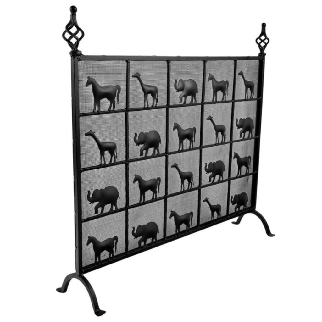 1950 Pare-feu en fer forgé des Ateliers Marolles 8