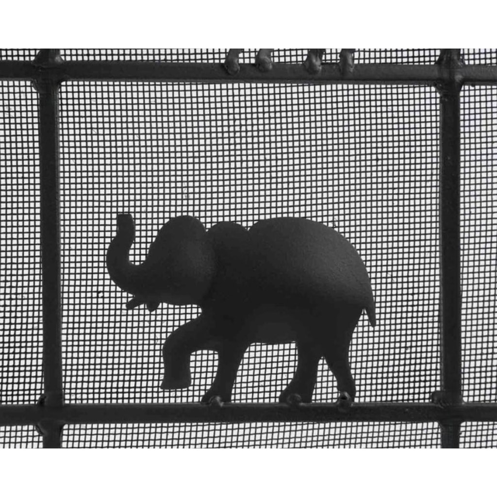 1950 Pare-feu en fer forgé des Ateliers Marolles 4