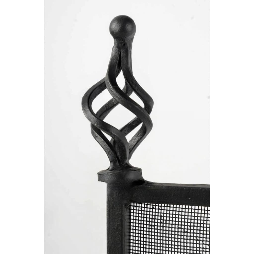 1950 Pare-feu en fer forgé des Ateliers Marolles 3