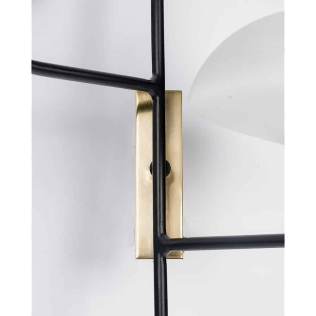 1950 Paire rare d’appliques murales de la Maison Arlus 7