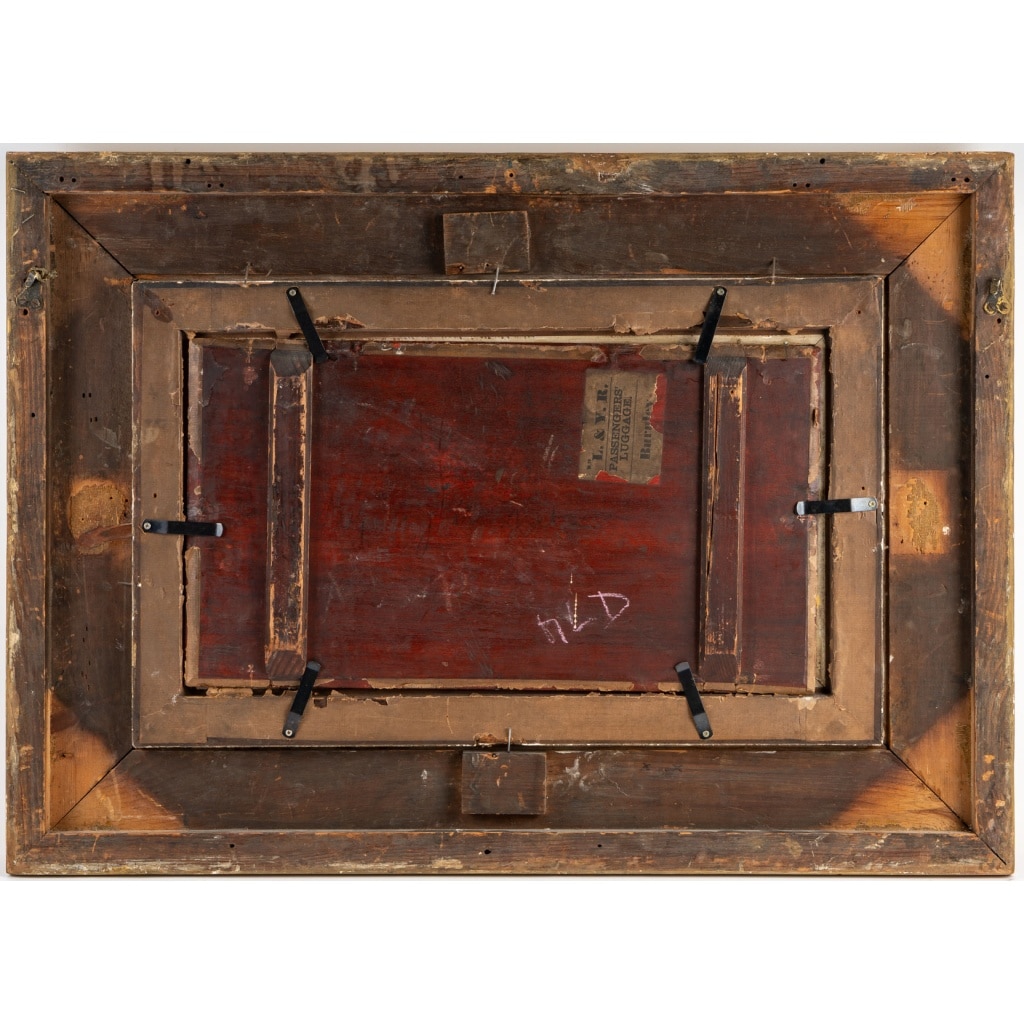 Frank William Warwick Topham (1838-1924) Capri La réparation des filets huile sur panneau vers 1863 9 Frank William Warwick Topham (1838-1924) Capri La réparation des filets huile sur panneau vers 1863 9