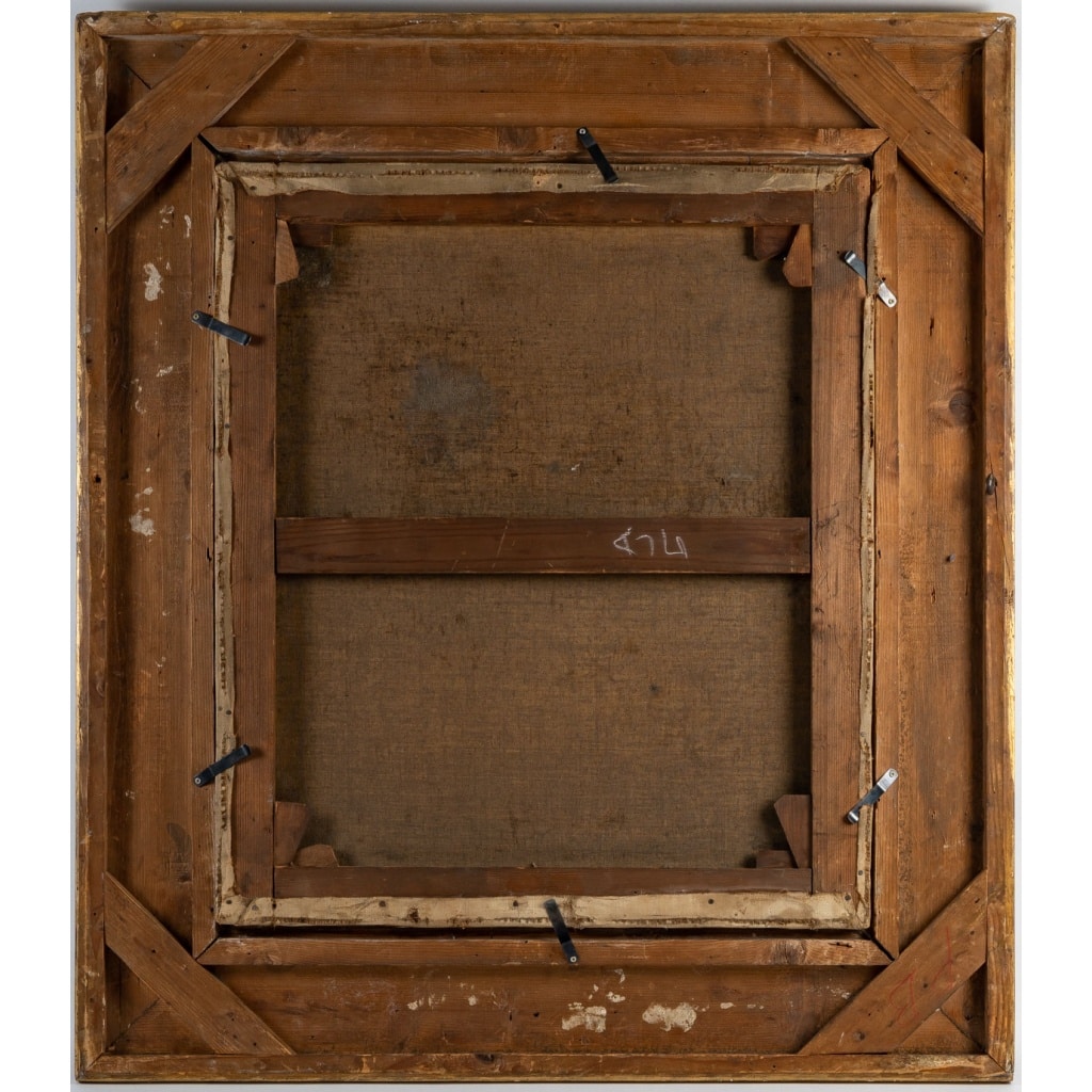 Henry Schouten (1857–1927) Singerie au cirque, huile sur toile vers 1890 9