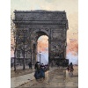 GALIEN LALOUE Peinture Française 20è Paris Place de l’Etoile animée Certificat d’authenticité 21 GALIEN LALOUE Peinture Française 20è Paris Place de l’Etoile animée Certificat d’authenticité 21