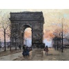 GALIEN LALOUE Peinture Française 20è Paris Place de l’Etoile animée Certificat d’authenticité 25 GALIEN LALOUE Peinture Française 20è Paris Place de l’Etoile animée Certificat d’authenticité 25