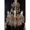 Lustre signé Baccarat de style Louis XVI en bronze doré et décor de cristal taillé vers 1880 14 Lustre signé Baccarat de style Louis XVI en bronze doré et décor de cristal taillé vers 1880 14