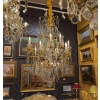 Important lustre signé Baccarat de style Louis XV en bronze doré et décor de cristal taillé vers 1880-1890 20 Important lustre signé Baccarat de style Louis XV en bronze doré et décor de cristal taillé vers 1880-1890 20