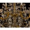 Lustre signé Baccarat de style Louis XVI en bronze doré et décor de cristal taillé vers 1870-1880 18