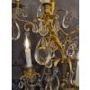 Hôtel du Comte Potocki Paire d’importantes girandoles en bronze doré et décor de cristal Baccarat vers 1890 31